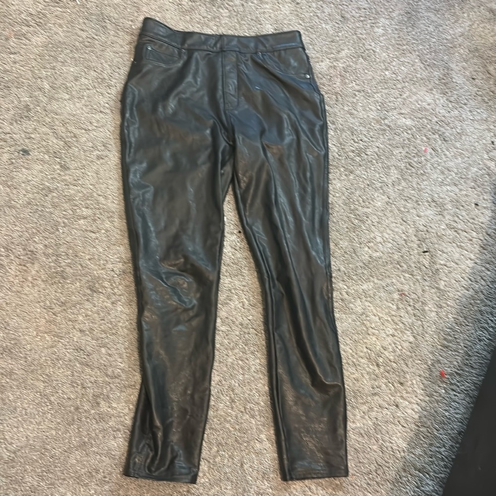 Spanx faux leather medium jegging
